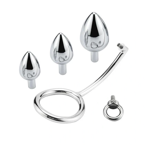 with Hook DiscreetChoice Cock Set Stainless Anal Steel 4663 Ring 0227